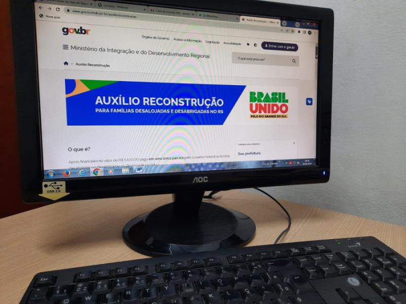Prorrogado o prazo para prefeituras cadastrarem novas famílias no Auxílio Reconstrução