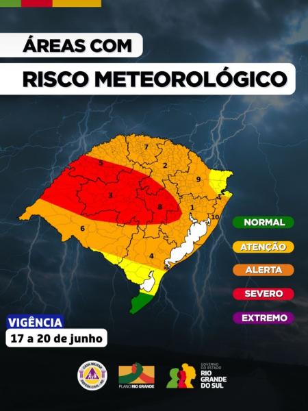 Chuvas: Estado segue em status de alerta e severo