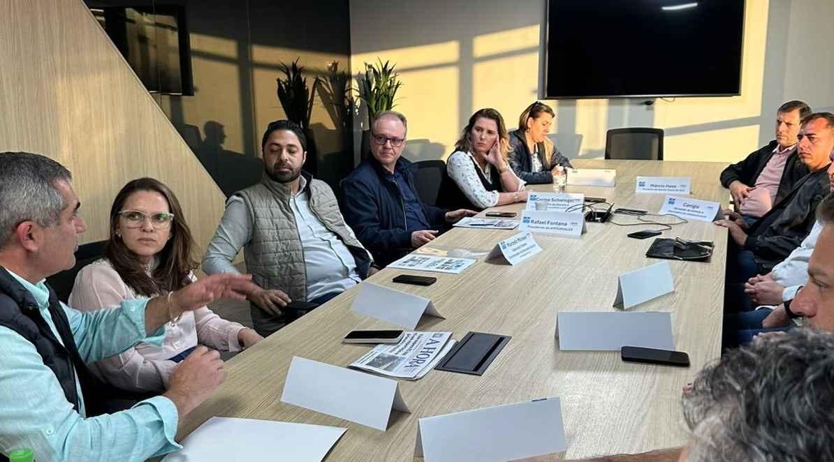 Lideranças se reuniram com o coordenador da Bancada Gaúcha - crédito: Jônatas dos Santos